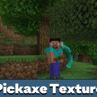 Pickaxe Texture Pack for Minecraft PE
