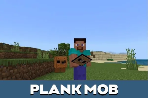 Plank Mob from MCL Golems Mod for Minecraft PE