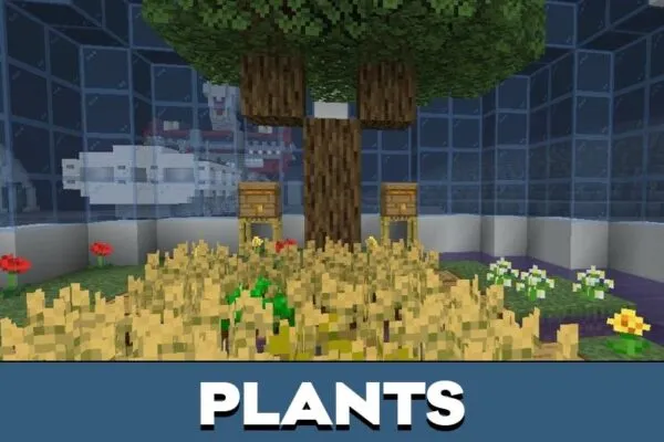 Plants from Pluto Map for Minecraft PE