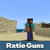 Ratio Guns Mod for Minecraft PE