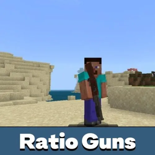 Ratio Guns Mod for Minecraft PE