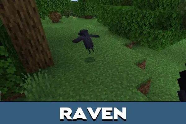 Raven from Mythological Craft Mod for Minecraft PE