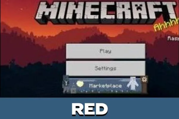 Red Background Texture Pack for Minecraft PE