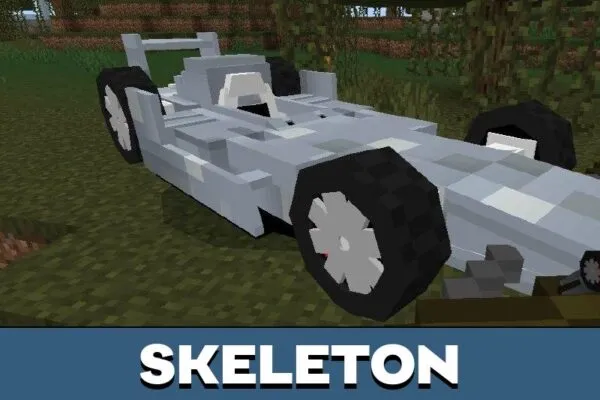 Skeleton from Hot Wheels Mod for Minecraft PE