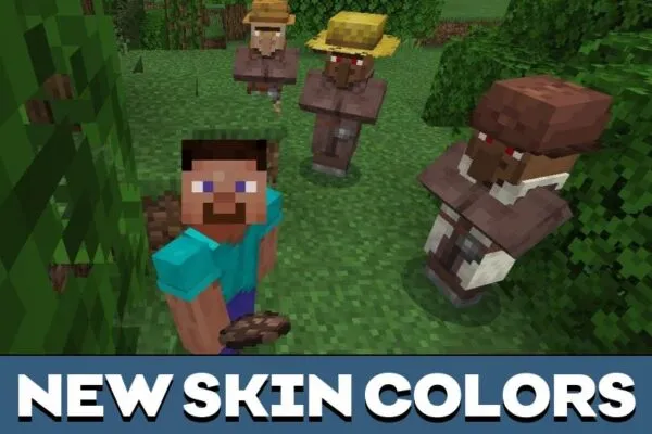 Skin Color from Human Texture Pack for Minecraft PE