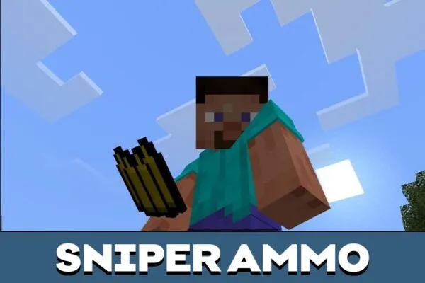 Sniper Ammo from Ratio Guns Mod for Minecraft PE