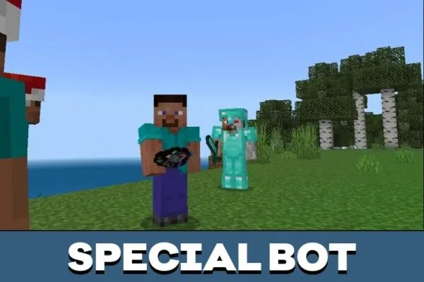 Special Bot from PvB Mod for Minecraft PE