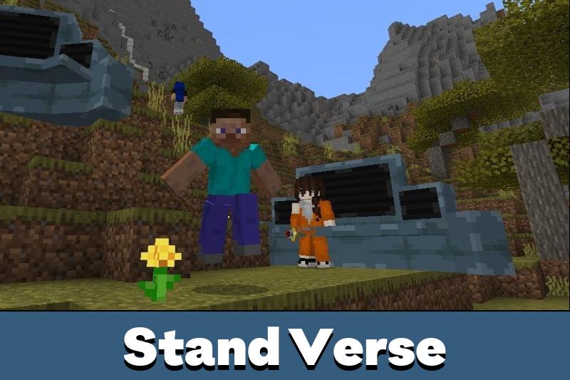 Download Stand Verse Mod for Minecraft PE Stand Verse Mod for MCPE