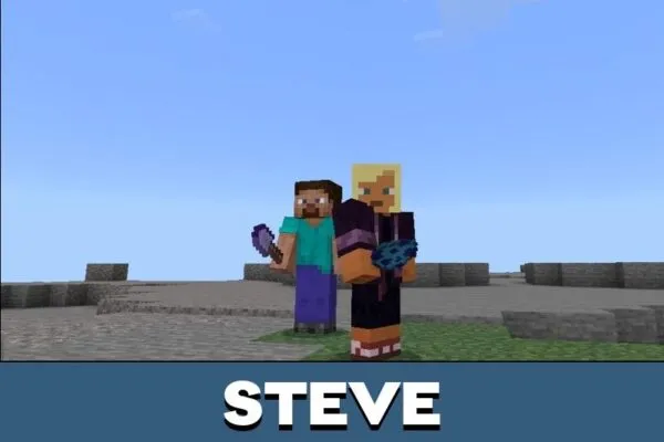 Steve from Humans Mod for Minecraft PE