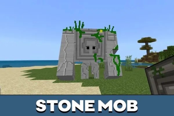 Stone Mob from MCL Golems Mod for Minecraft PE