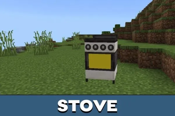 Stove from Achievement Friendly Furniture Texture Pack for Minecraft PE