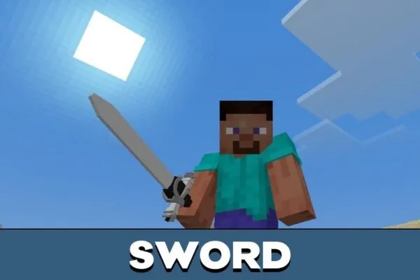 Sword from Aporcypha Weapon Texture Pack for Minecraft PE