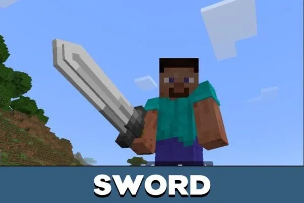 Sword from Axe Texture Pack for Minecraft PE