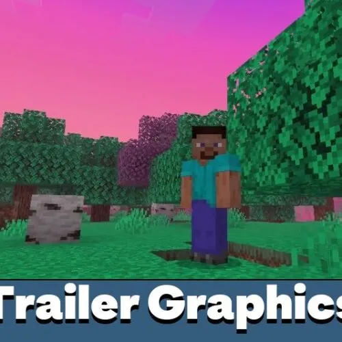 Trailer Graphics Texture Pack for Minecraft PE