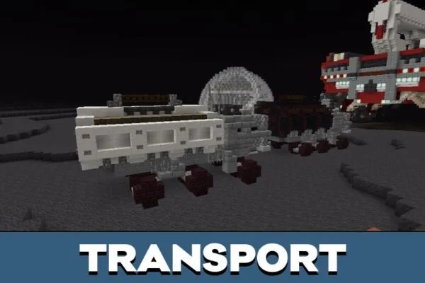 Transport from Pluto Map for Minecraft PE