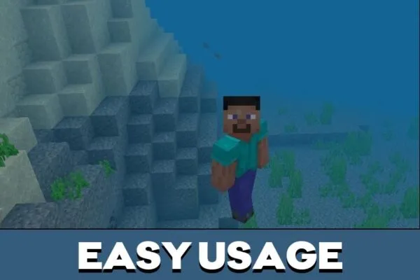 Usage from Breathe Underwater Mod for Minecraft PE