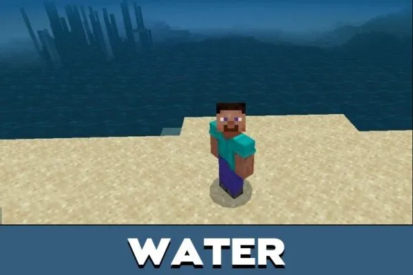 Water from Breathe Underwater Mod for Minecraft PE