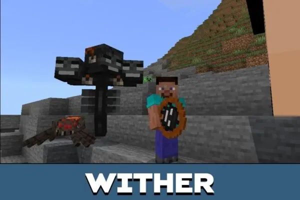 Wither from Animal Mounts Mod for Minecraft PE