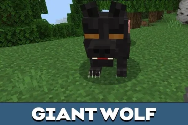 Wolf from Mythological Craft Mod for Minecraft PE