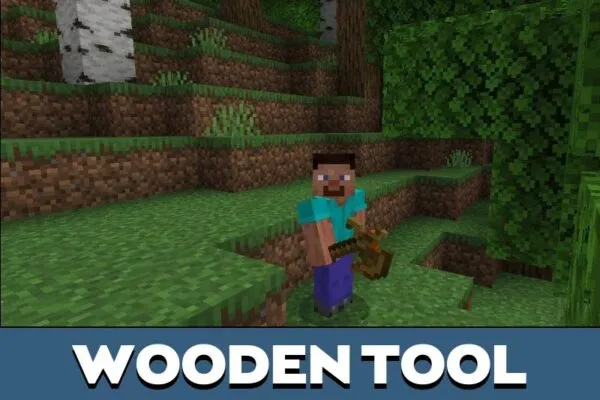 Wooden Axe Texture Pack for Minecraft PE