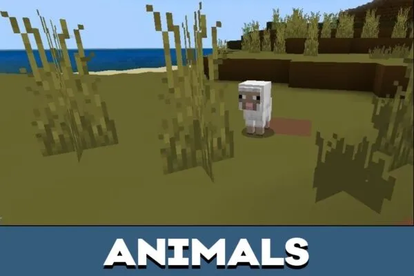 Animals from One Block Texture for Minecraft PE