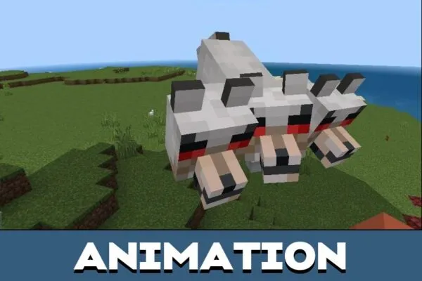 Animation from Cerberus Mod for Minecraft PE