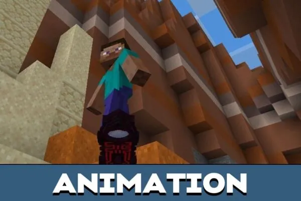 Animation from Future Boards Mod for Minecraft PE