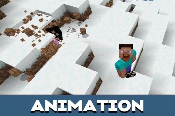 Animation from Mole Mod for Minecraft PE