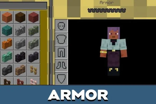 Armor from Boss Texture Pack for Minecraft PE