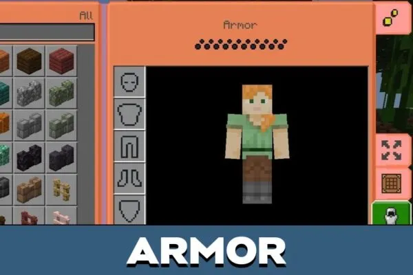 Armor from Bubble Texture Pack for Minecraft PE