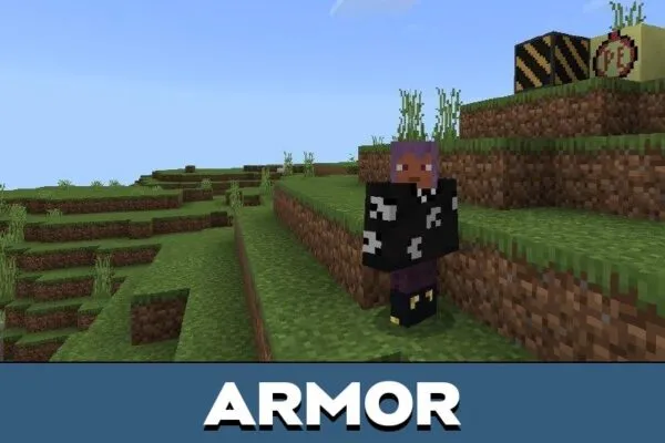 Armor from Lobotomy Corporation Mod for Minecraft PE