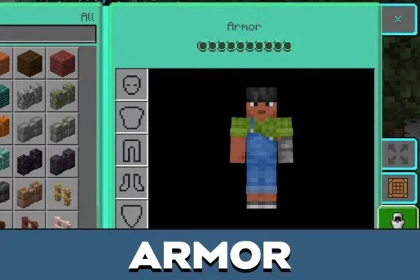 Armor from Prisma Texture Pack for Minecraft PE