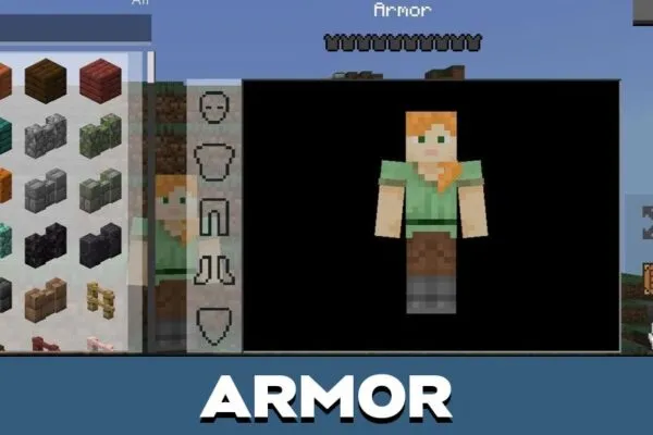 Armor from Rainbow Pie Texture Pack for Minecraft PE