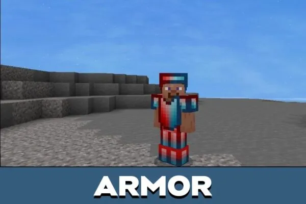 Armor from Red Texture Pack for Minecraft PE