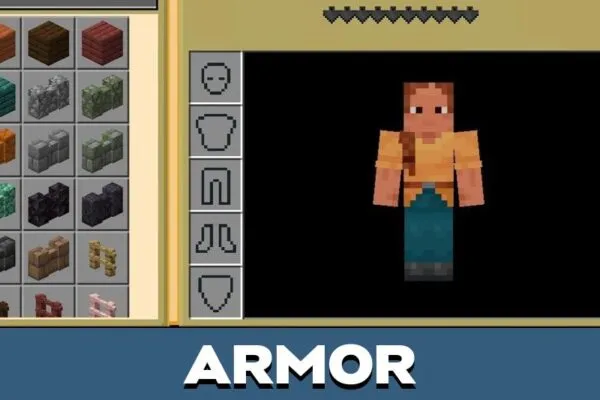 Armor from Yugioh Texture Pack for Minecraft PE