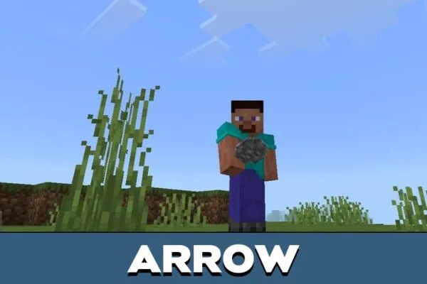 Arrow from Slingshot Mod for Minecraft PE