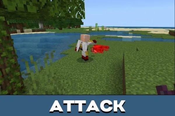 Attack from Saitama Mod for Minecraft PE