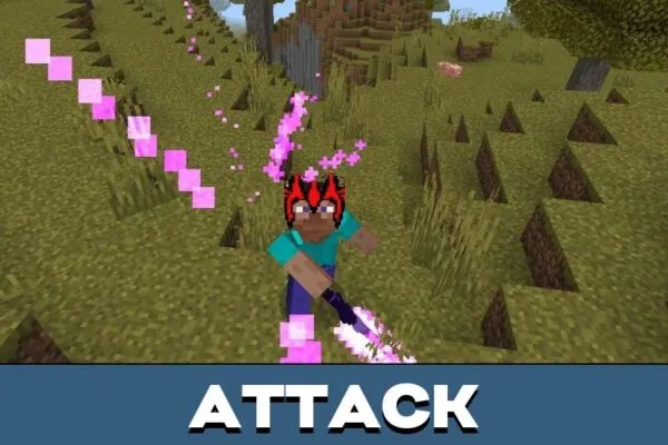 Attack from Shounen De Fantasy Mod for Minecraft PE