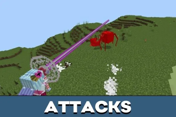 Attacks from Lobotomy Corporation Mod for Minecraft PE