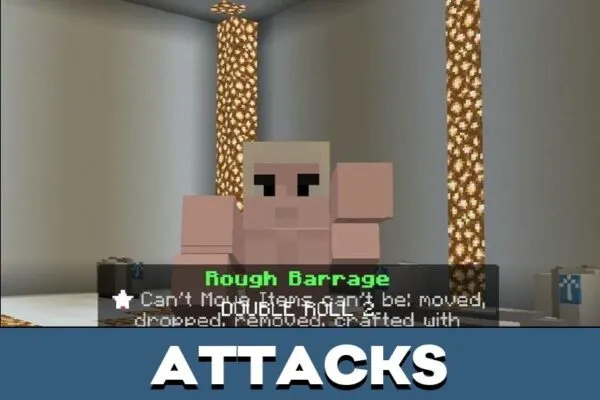 Attacks from World of Curses Mod for Minecraft PE