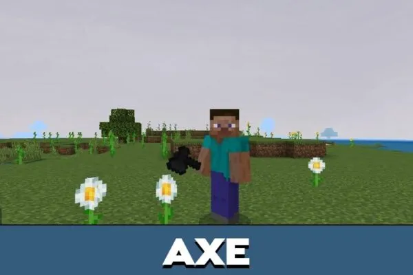 Axe from Black Texture Pack for Minecraft PE