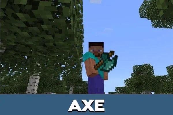 Axe from Enderite Mod or Minecraft PE