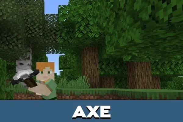 Axe from Fight Mod for Minecraft PE