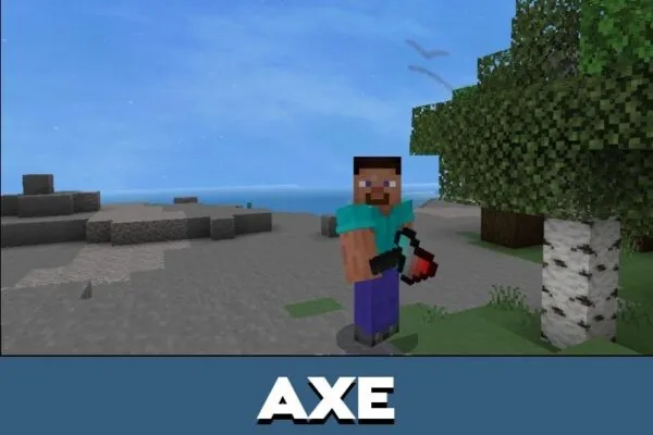 Axe from Red Texture Pack for Minecraft PE