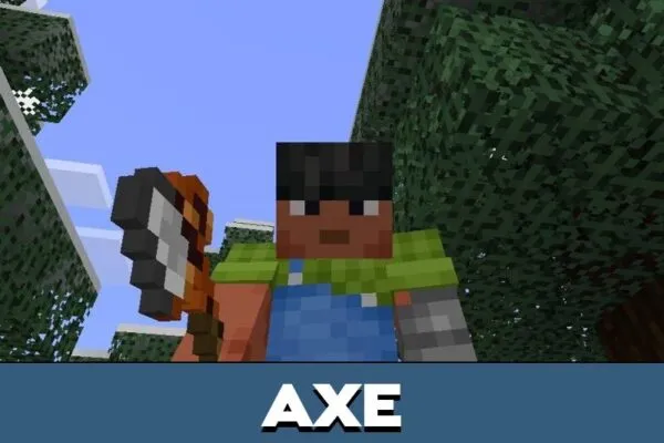 Axe from Weapon Combiner Mod for Minecraft PE