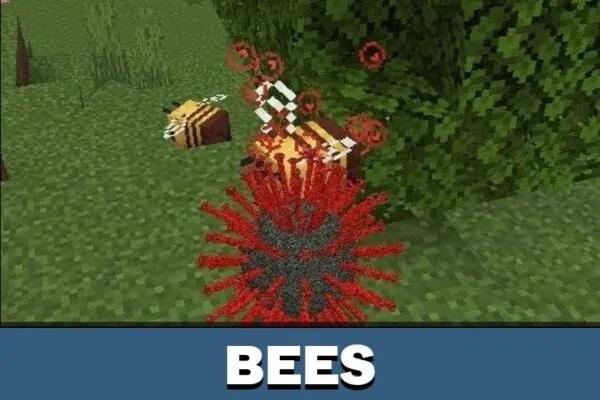 Bees from Infection Mod for Minecraft PE