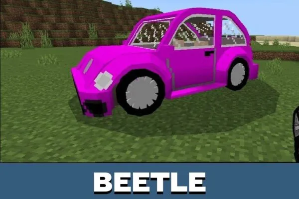 Beetle from Simple Vehicles Mod for Minecraft PE