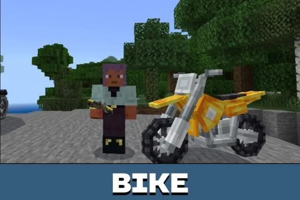 Bike from Segway Mod for Minecraft PE