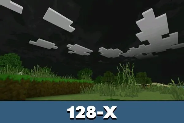 128-x grid from Black Texture Pack for Minecraft PE