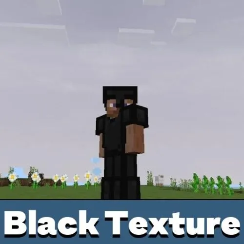 Black Texture Pack for Minecraft PE